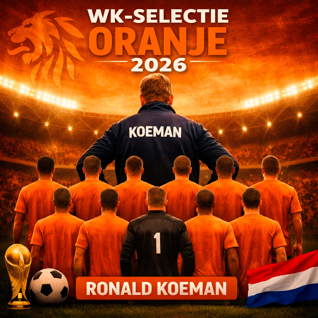WK-selectie Oranje 2026: alle 26 spelers van Koeman