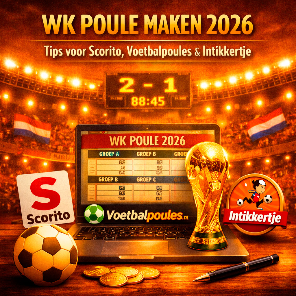 WK poule maken in 2026: tips voor Scorito, Voetbalpoules en Intikkertje