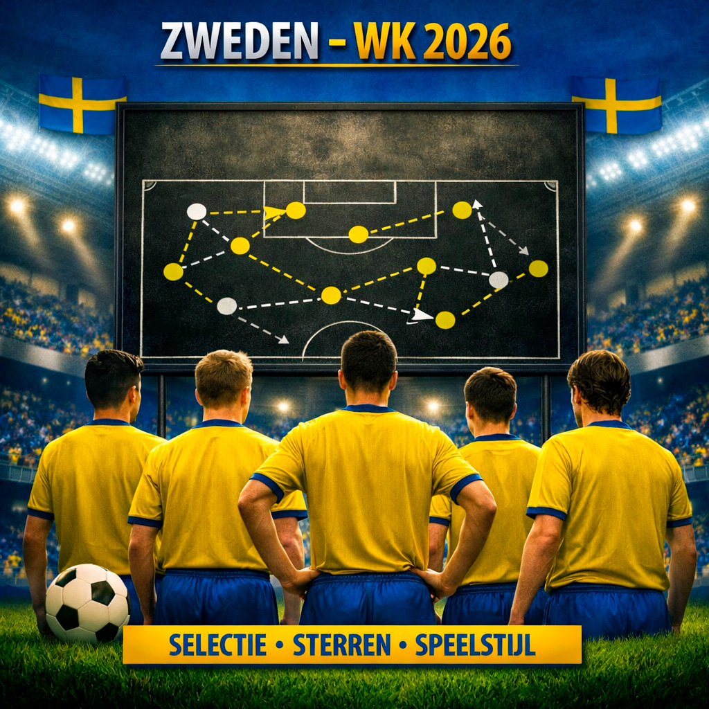 Zweden op het WK 2026: selectie, sterren en speelstijl